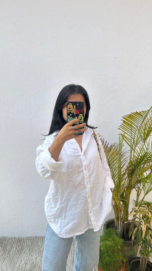 White h&m shirt