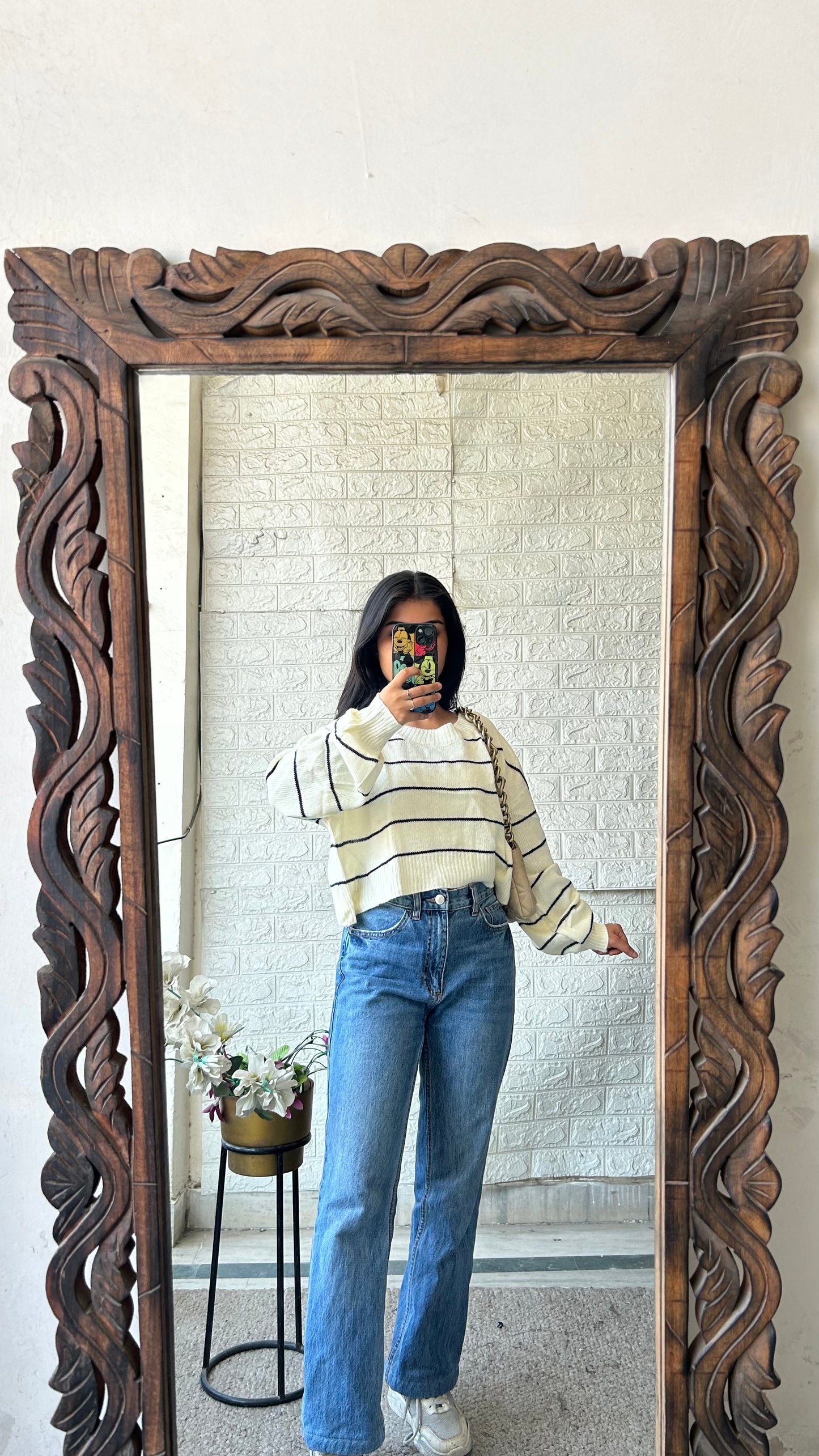 Crop sweater S