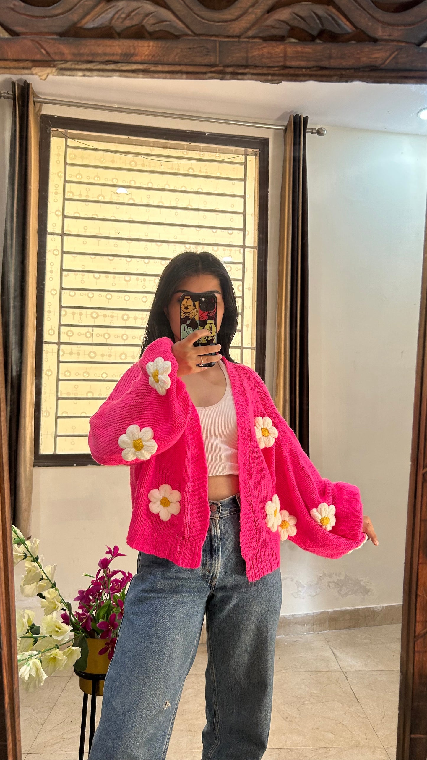 Flower cardigan