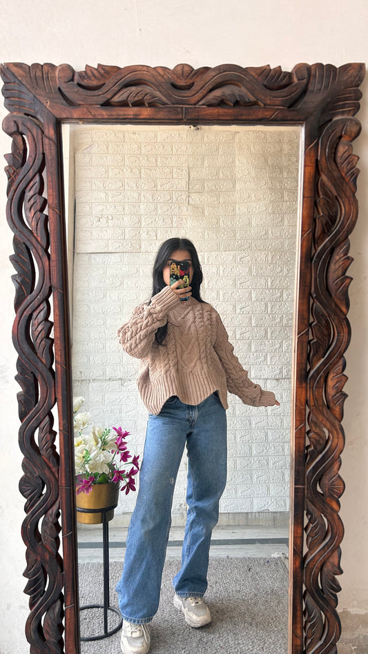 Velvet touch sweater