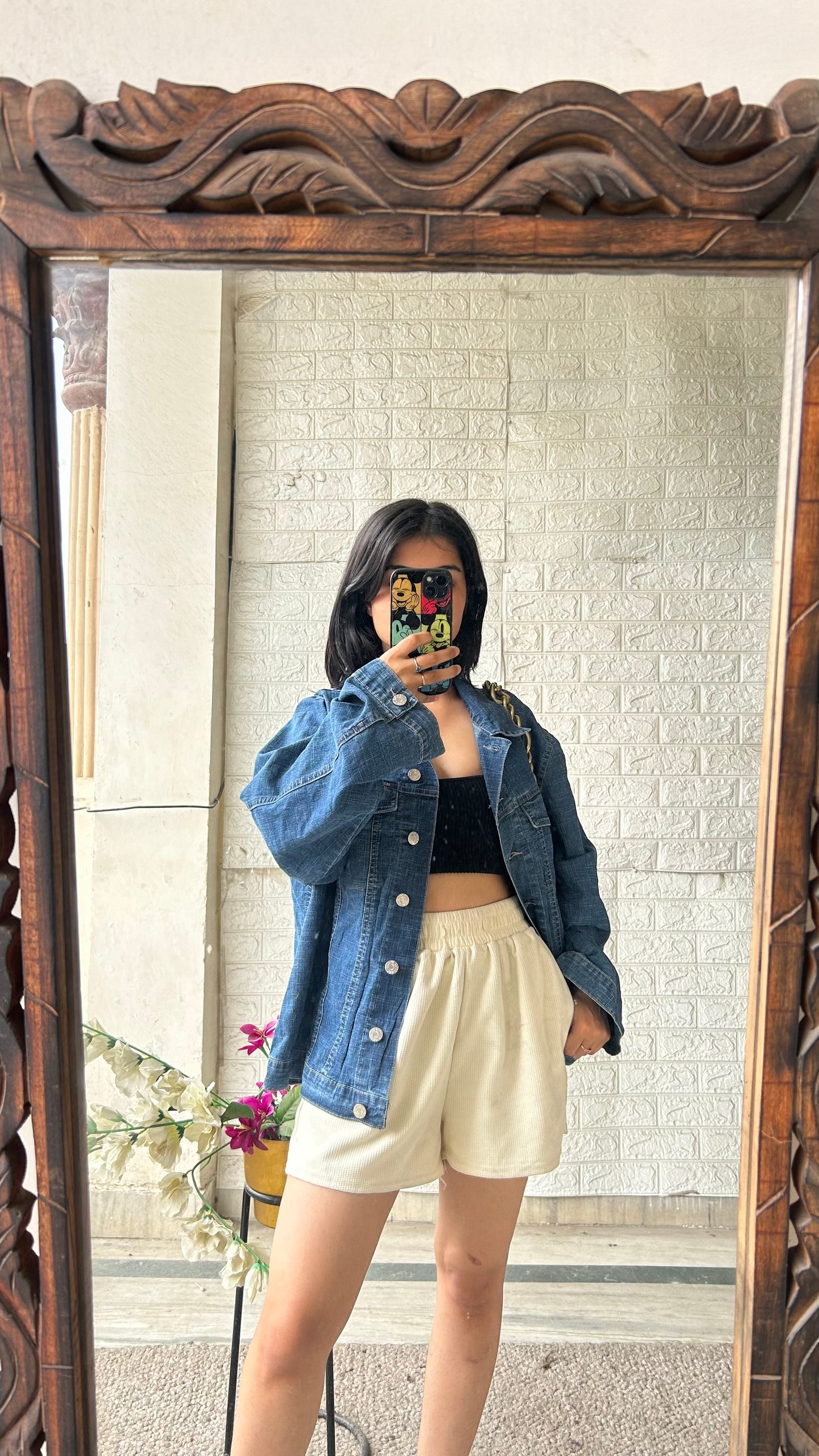 42.) light denim jacket